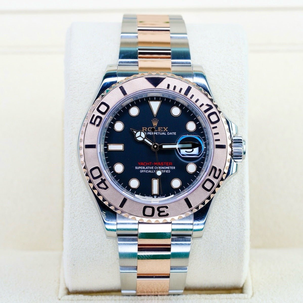 Rolex Yacht-Master 126621 Black Dial Two-Tone Rose Gold & Steel 40mm 2022