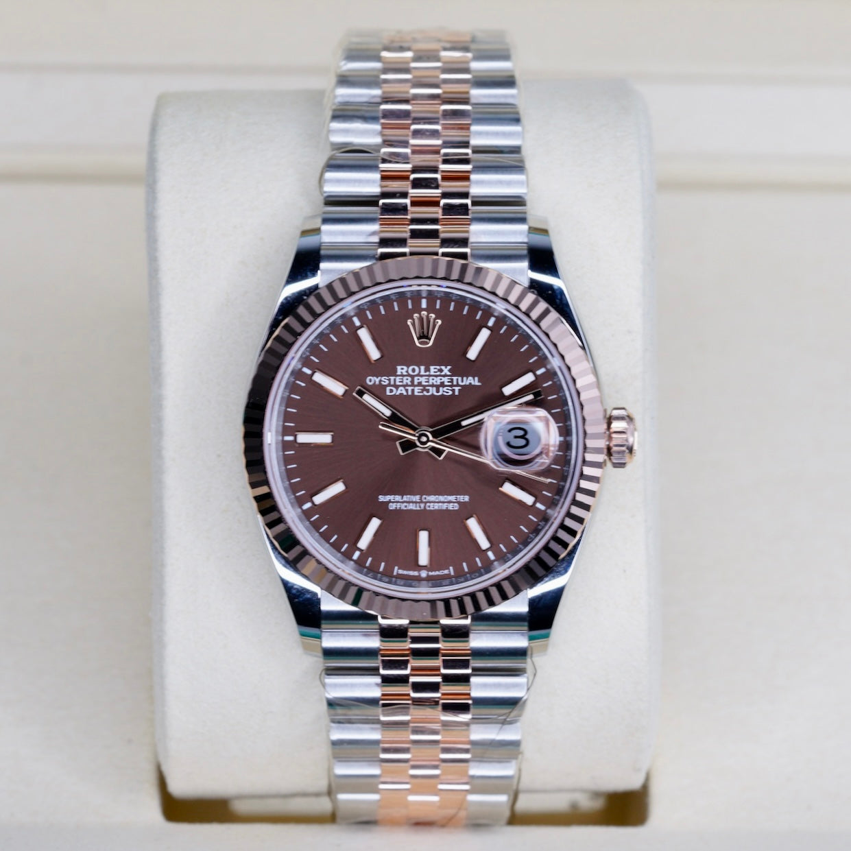 Rolex NEW 2026 Datejust 126231 “CHOCOLATE” Brown Dial Rose Gold & Steel 36mm