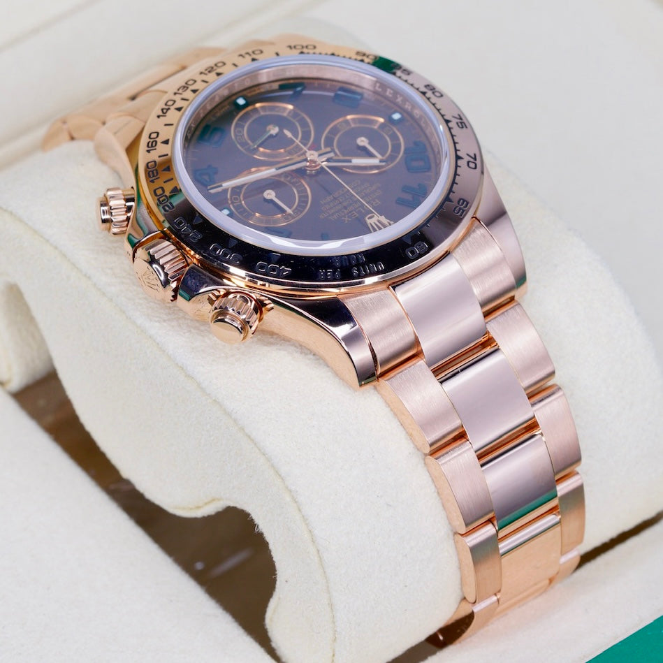 Rolex Daytona 116505 “CHOCO ARABIC” Brown Arabic Dial Rose Gold 40mm 2018