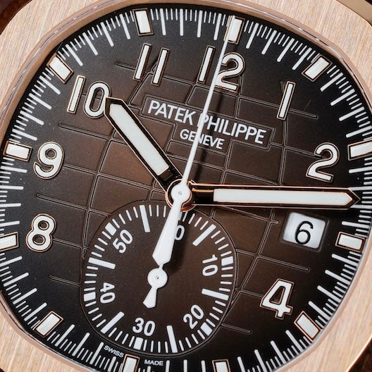 Patek Philippe Aquanaut 5968R-001 Brown Dial Rose Gold Tropical Strap Chronograph 42mm 2025