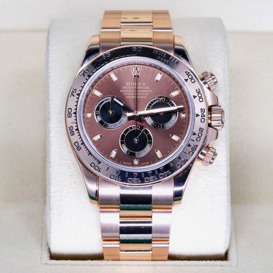 Rolex Daytona 116505 “CHOCOLATE” Brown Stick Dial Rose Gold 40mm