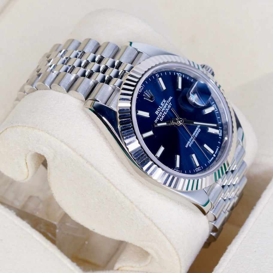 Rolex Datejust 126334 Blue Stick Dial Stainless Steel Jubilee 41mm