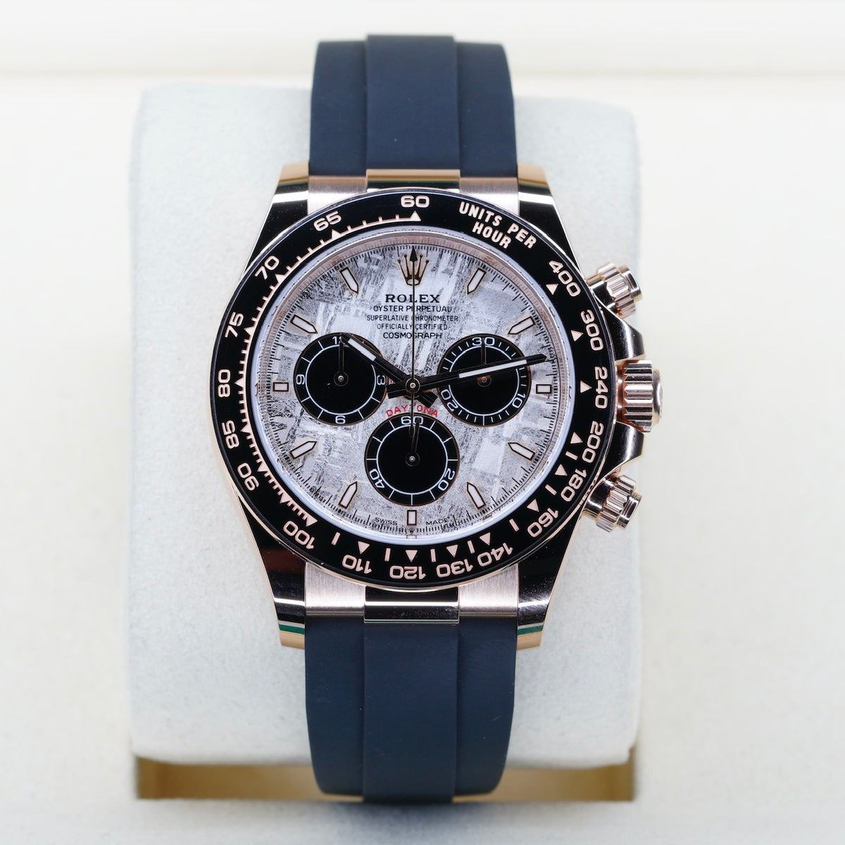 Rolex NEW 2026 Daytona 126515LN “METEORITE” Meteorite Dial Rose Gold Oysterflex 40mm