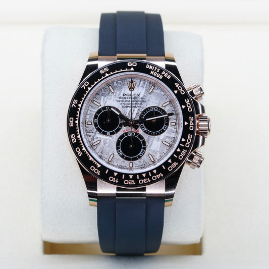 Rolex NEW 2026 Daytona 126515LN “METEORITE” Meteorite Dial Rose Gold Oysterflex 40mm