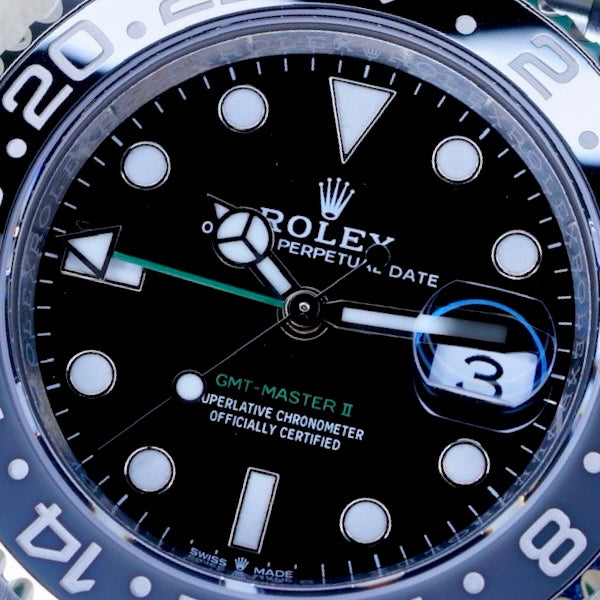 Rolex NEW 2026 GMT-Master II 126710GRNR “BRUCE WAYNE” Black Dial Grey & Black Bezel Stainless Steel 40mm