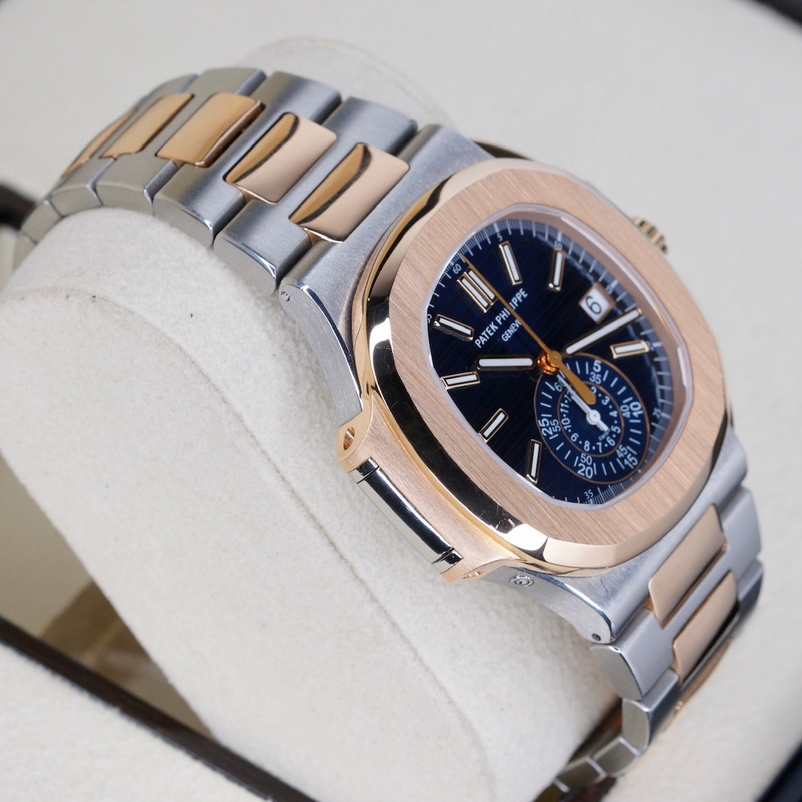 Patek Philippe Nautilus 5980/1AR-001 Blue Dial Two-Tone Stainless Steel & Yellow Gold 40.5mm 2022