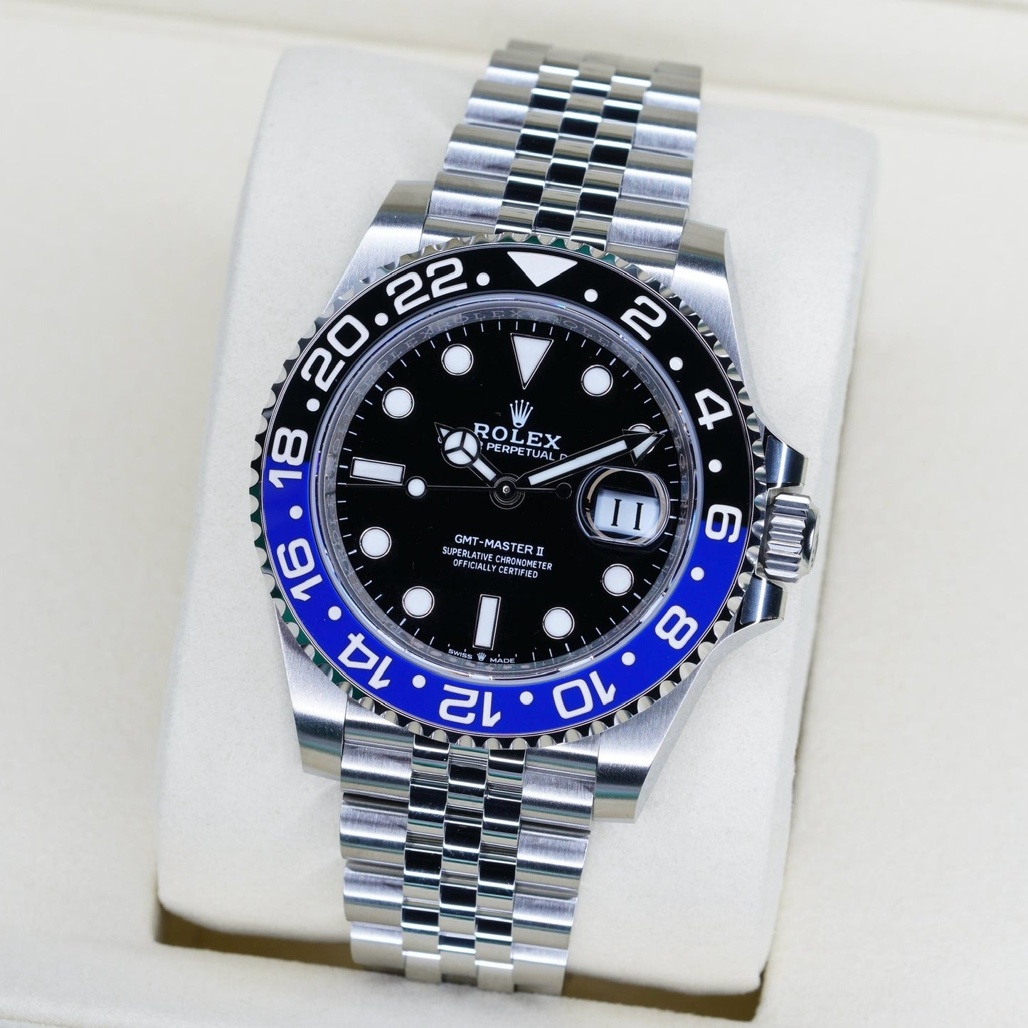 Rolex NEW OLD STOCK GMT-Master II 126710BLNR “BATGIRL” Black Dial Stainless Steel Jubilee 40mm 2025