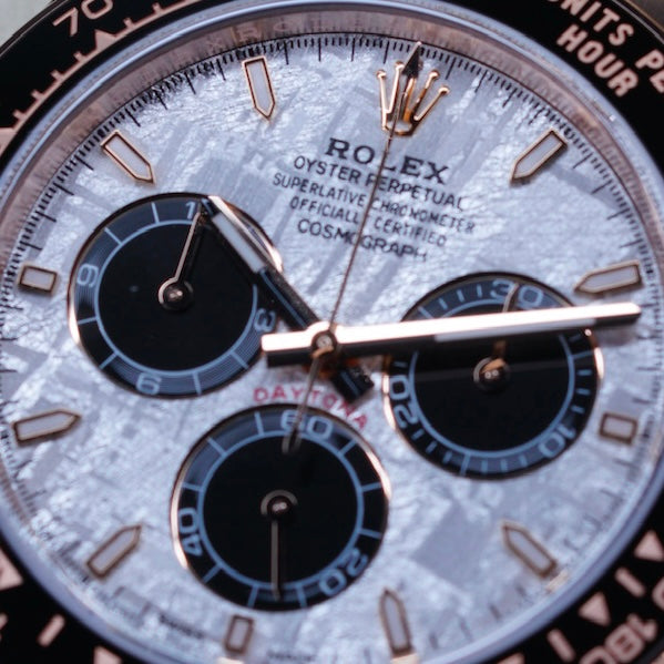Rolex NEW 2026 Daytona 126515LN “METEORITE” Meteorite Dial Rose Gold Oysterflex 40mm