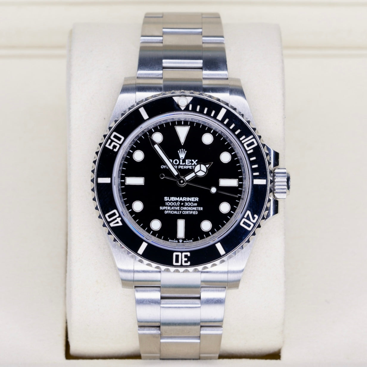 Rolex Submariner 124060 “NO DATE” Black Dial Stainless Steel 40mm 2020