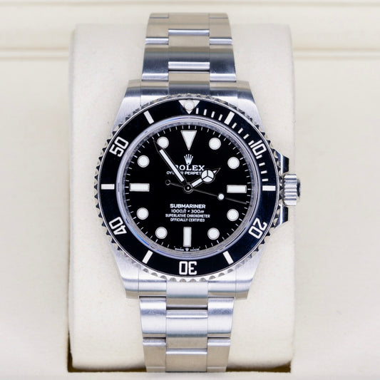 Rolex Submariner 124060 “NO DATE” Black Dial Stainless Steel 40mm 2020