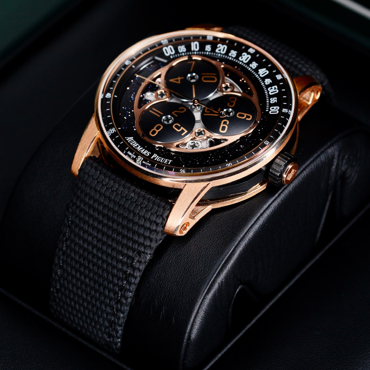 Audemars Piguet Code 11.59 15212NR.OO.A002KB.01-AB “STARWHEEL” Black Dial Rose Gold 41mm