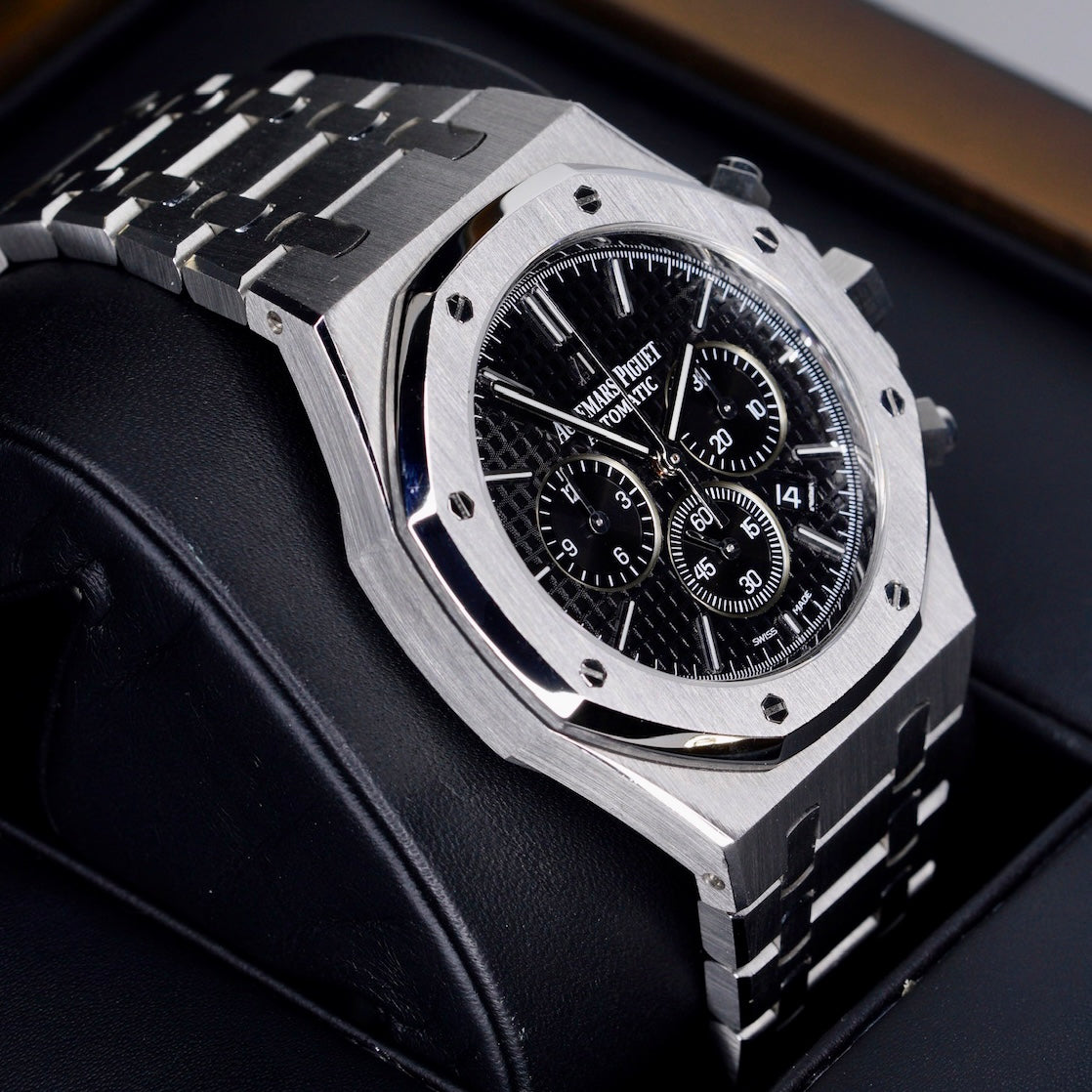 Audemars Piguet Royal Oak 26320ST.OO.1220ST.01 “BLACK OAK” Black Dial Stainless Steel Chronograph 41mm