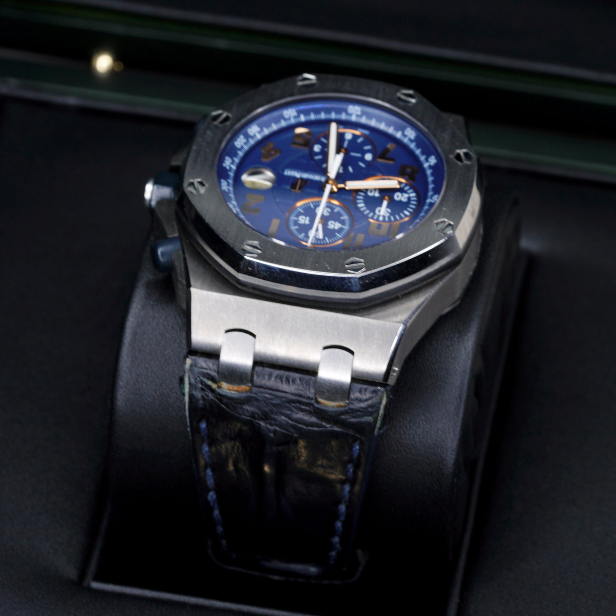 Audemars Piguet Royal Oak Offshore 26365IS.OO.D305CR.01 “PRIDE OF ARGENTINA” Blue Dial Titanium Leather Strap