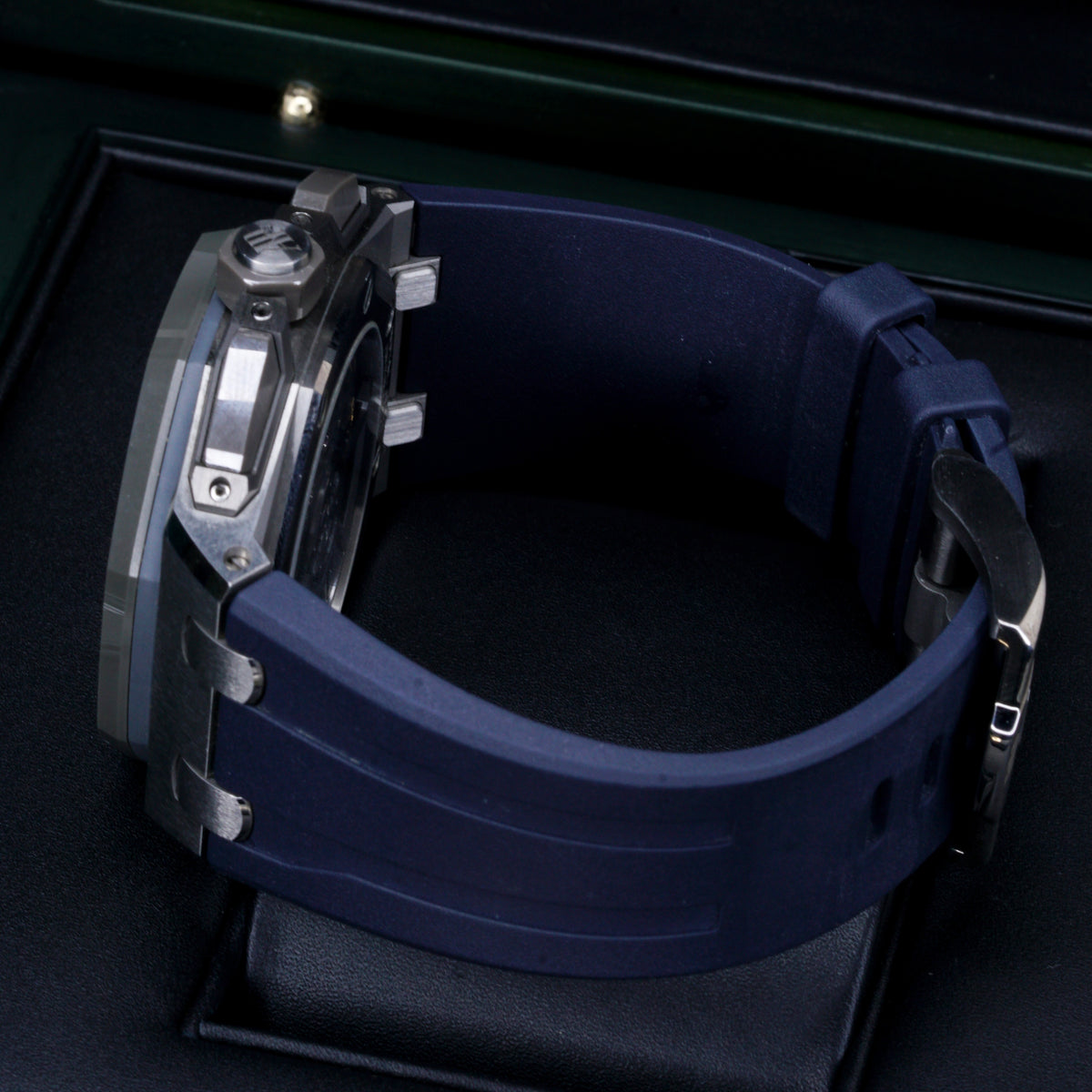 Audemars Piguet Royal Oak Offshore 26420IO.OO.A009CA.01 Grey Dial Blue Sub Dials Titanium
