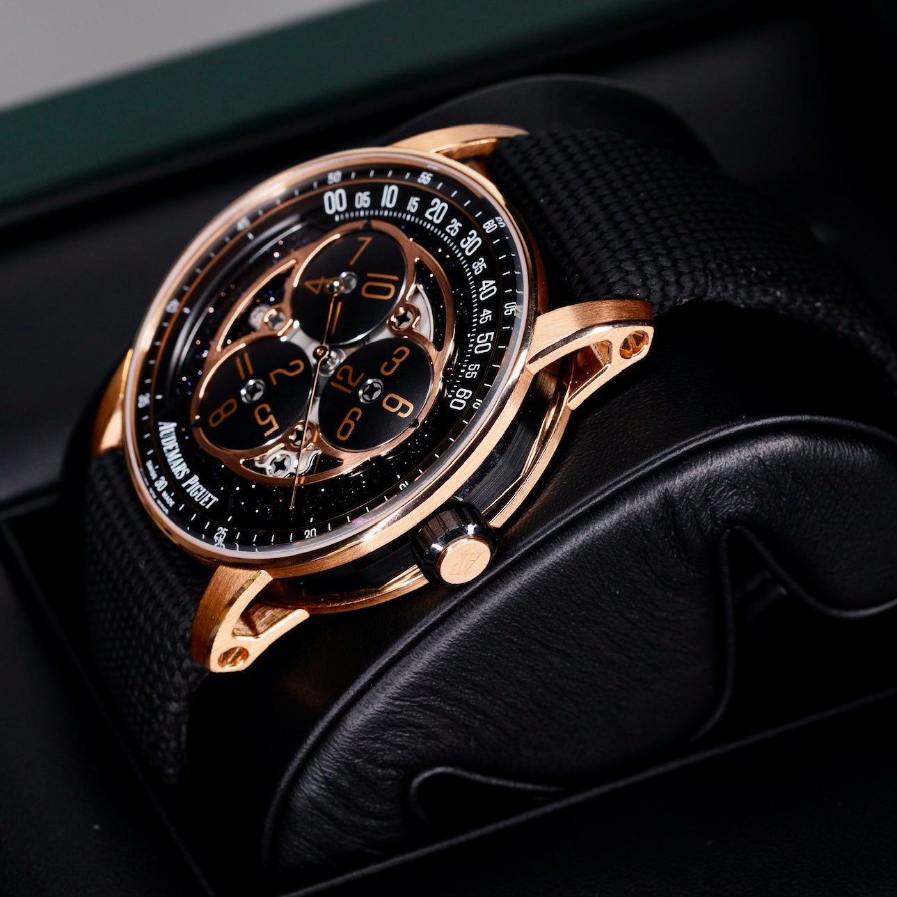 Audemars Piguet Code 11.59 15212NR.OO.A002KB.01-AB “STARWHEEL” Black Dial Rose Gold 41mm