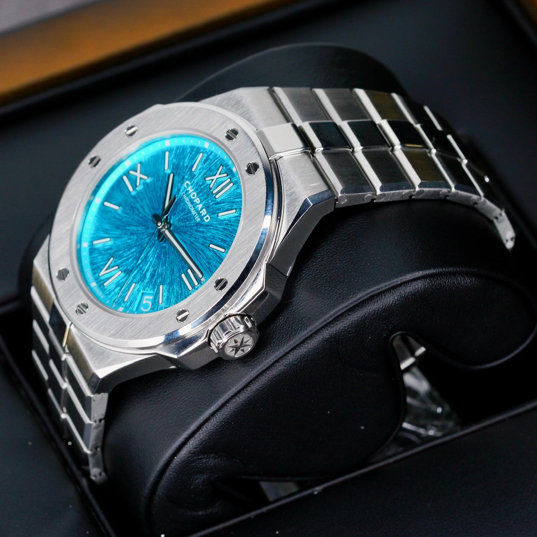 Chopard Alpine Eagle 298600-3016 “MARITIME BLUE” Turquoise Dial Stainless Steel 40mm
