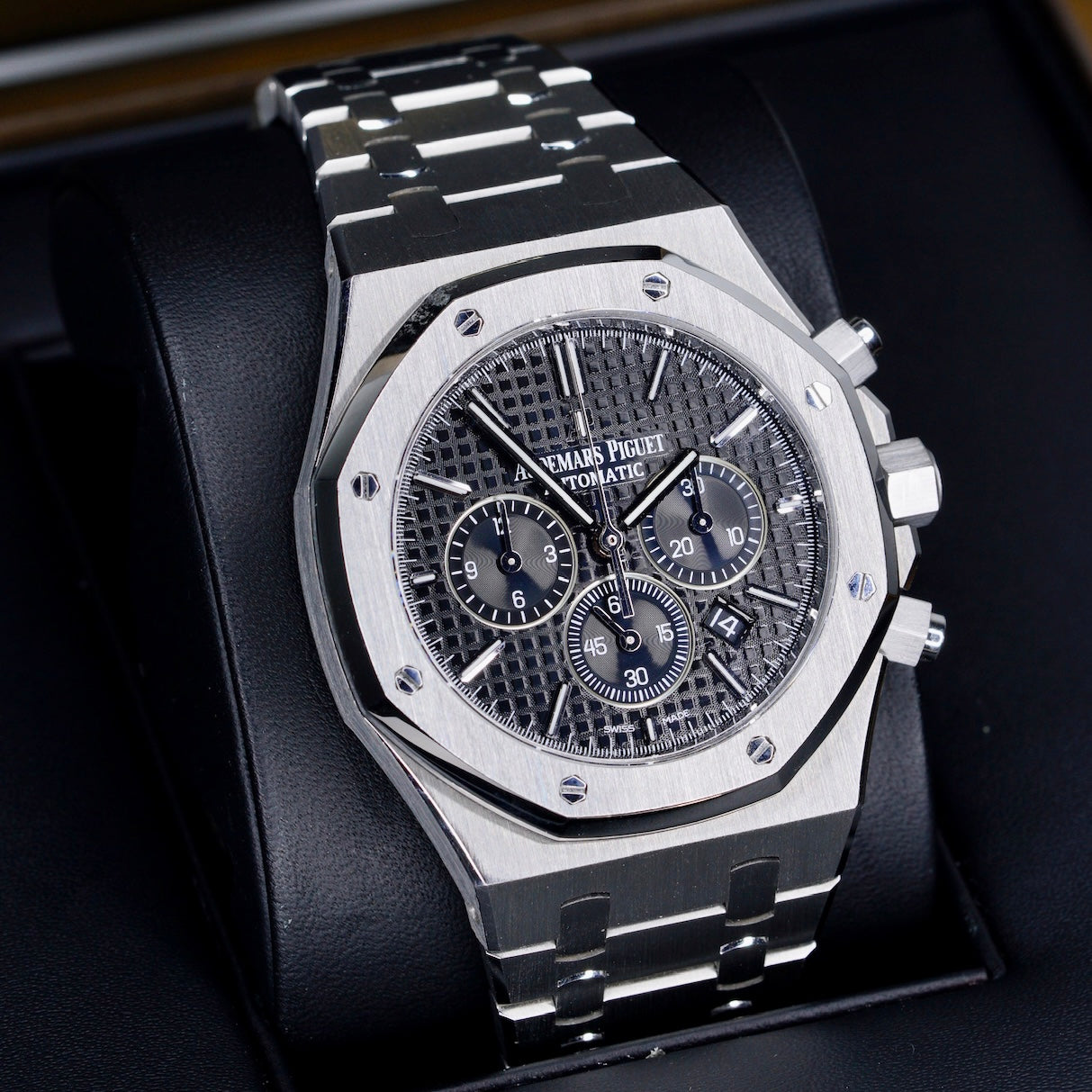 Audemars Piguet Royal Oak 26320ST.OO.1220ST.01 “BLACK OAK” Black Dial Stainless Steel Chronograph 41mm