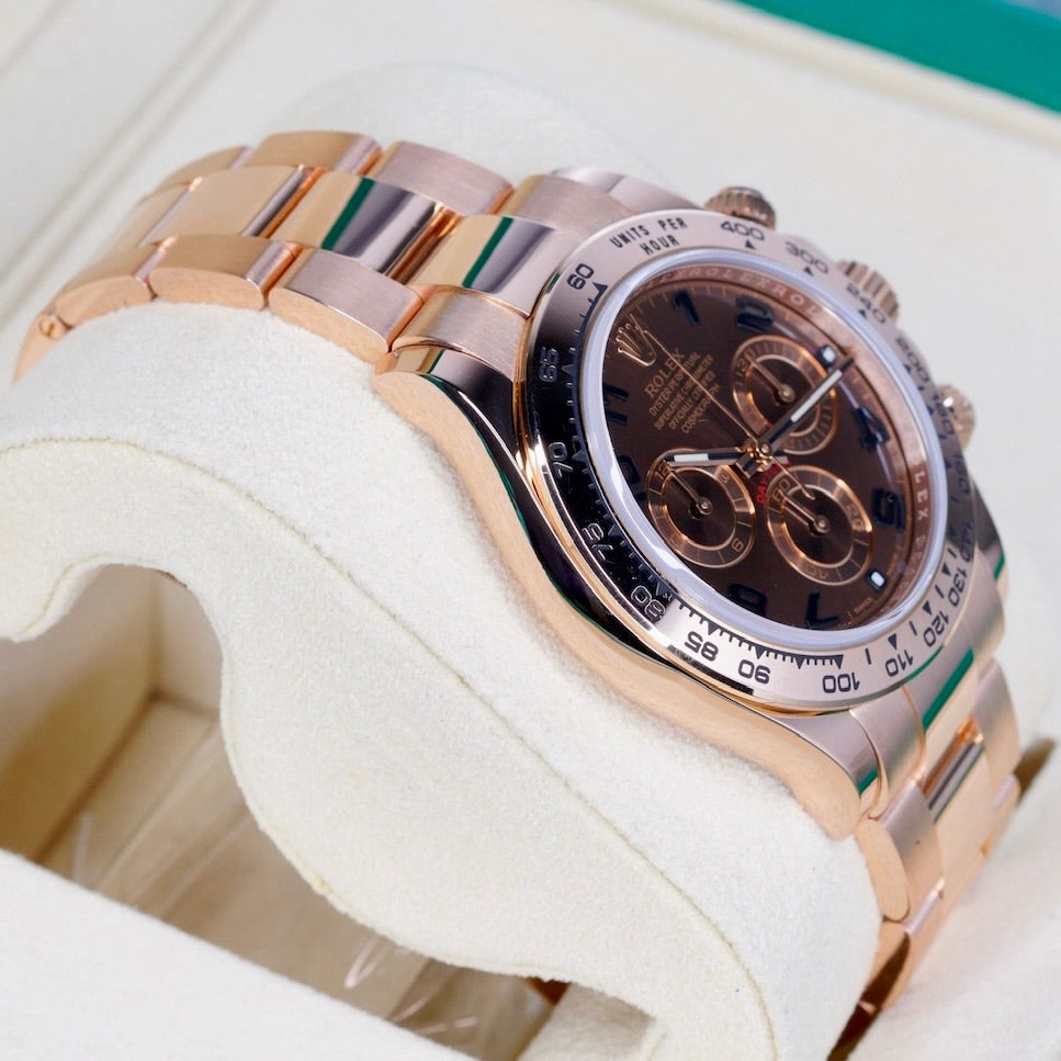 Rolex Daytona 116505 “CHOCO ARABIC” Brown Arabic Dial Rose Gold 40mm 2018
