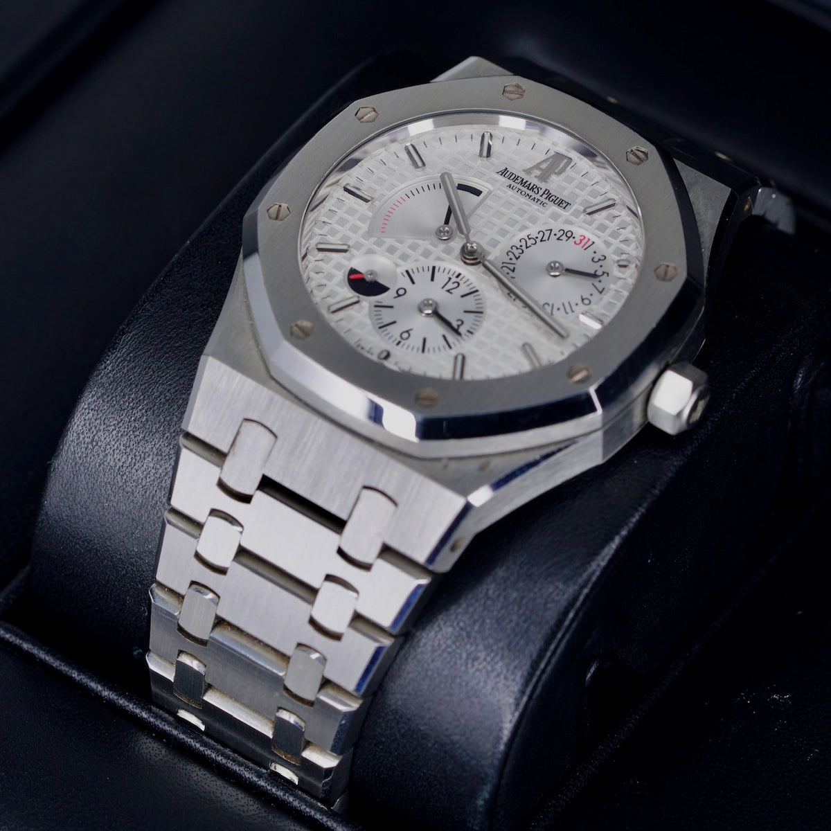 Audemars Piguet Royal Oak 26120ST.OO.1220ST.01 “DUAL TIME” White Dial Stainless Steel 39mm 2015