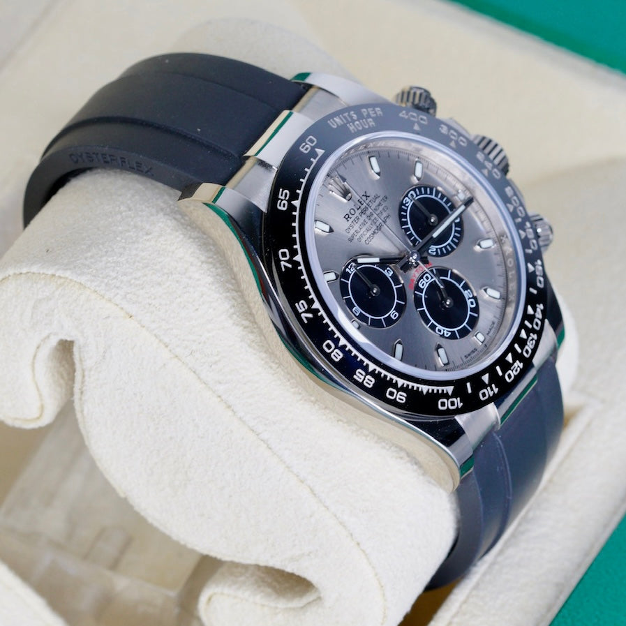 Rolex Daytona 116519LN-0006 “GHOST” Grey Dial White Gold Oysterflex 40mm 2020