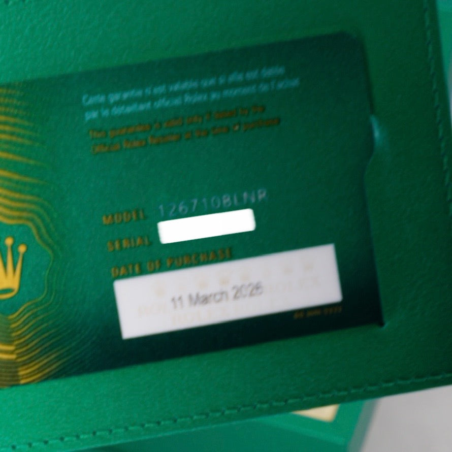 Rolex NEW 2026 GMT-Master II 126710BLNR “BATGIRL” Black Dial Blue & Black Bezel Stainless Steel 40mm