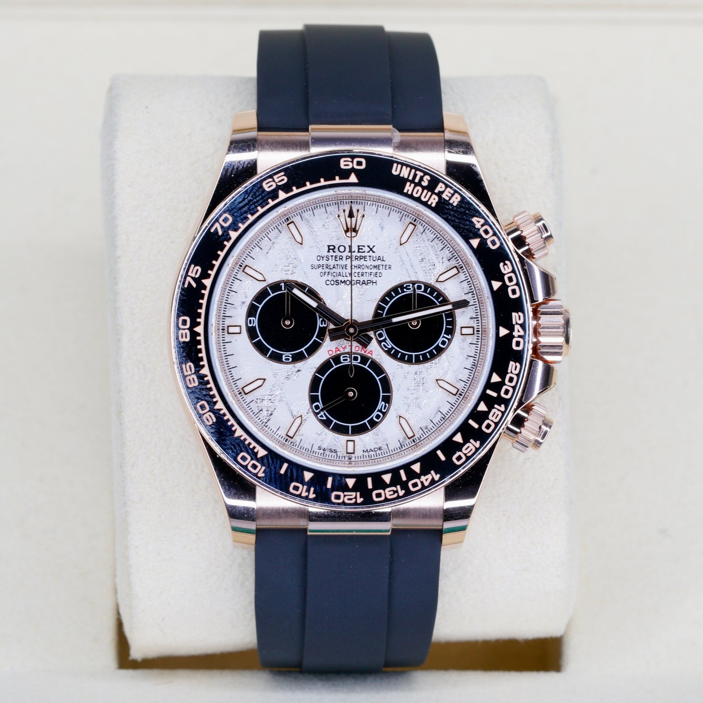 Rolex NEW 2026 Daytona 126515LN “METEORITE” Meteorite Dial Rose Gold Oysterflex Cosmograph 40mm