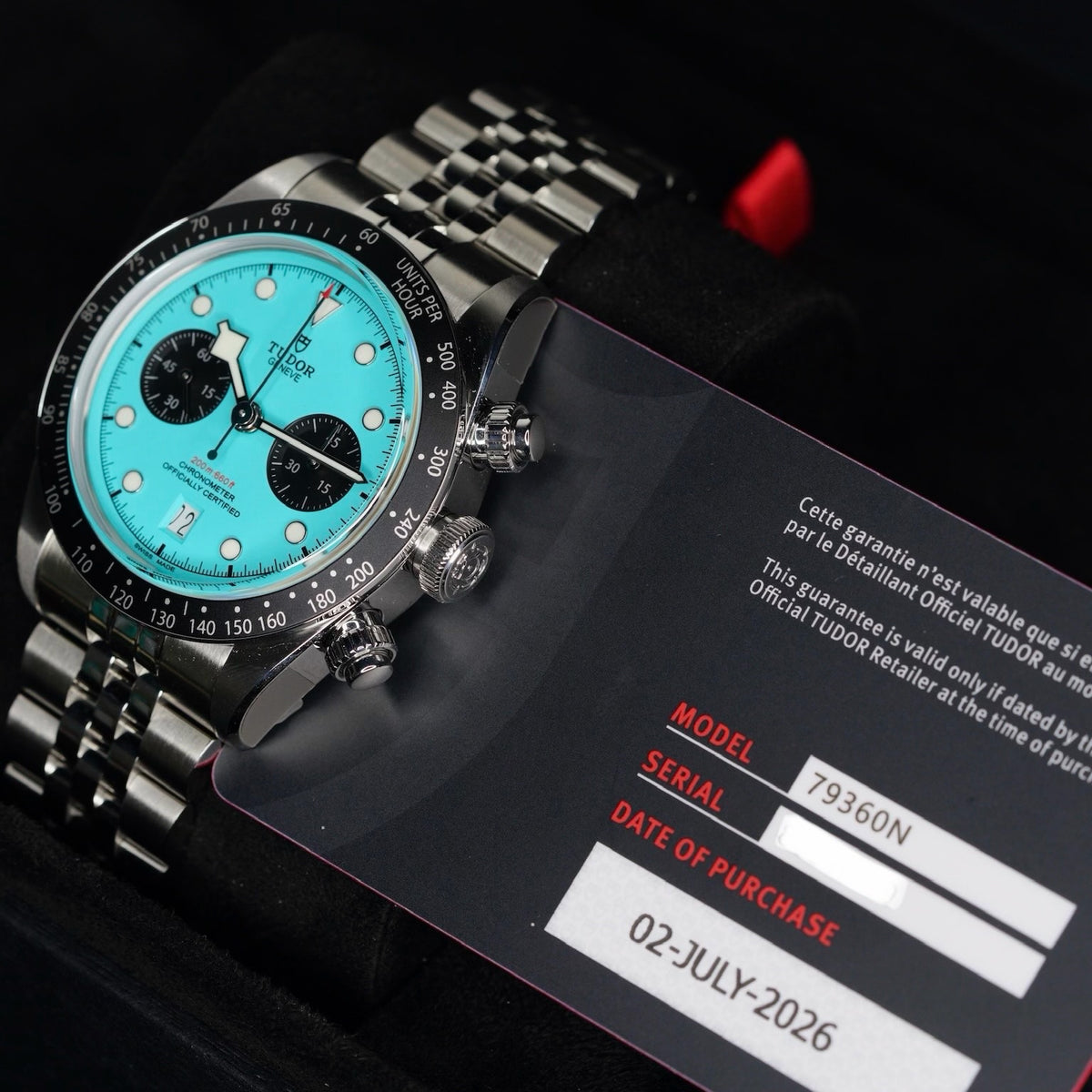 Tudor NEW 2026 Black Bay 79360N-0024 “BLUE FLAMINGO” Blue Turquoise Stainless Steel 40mm