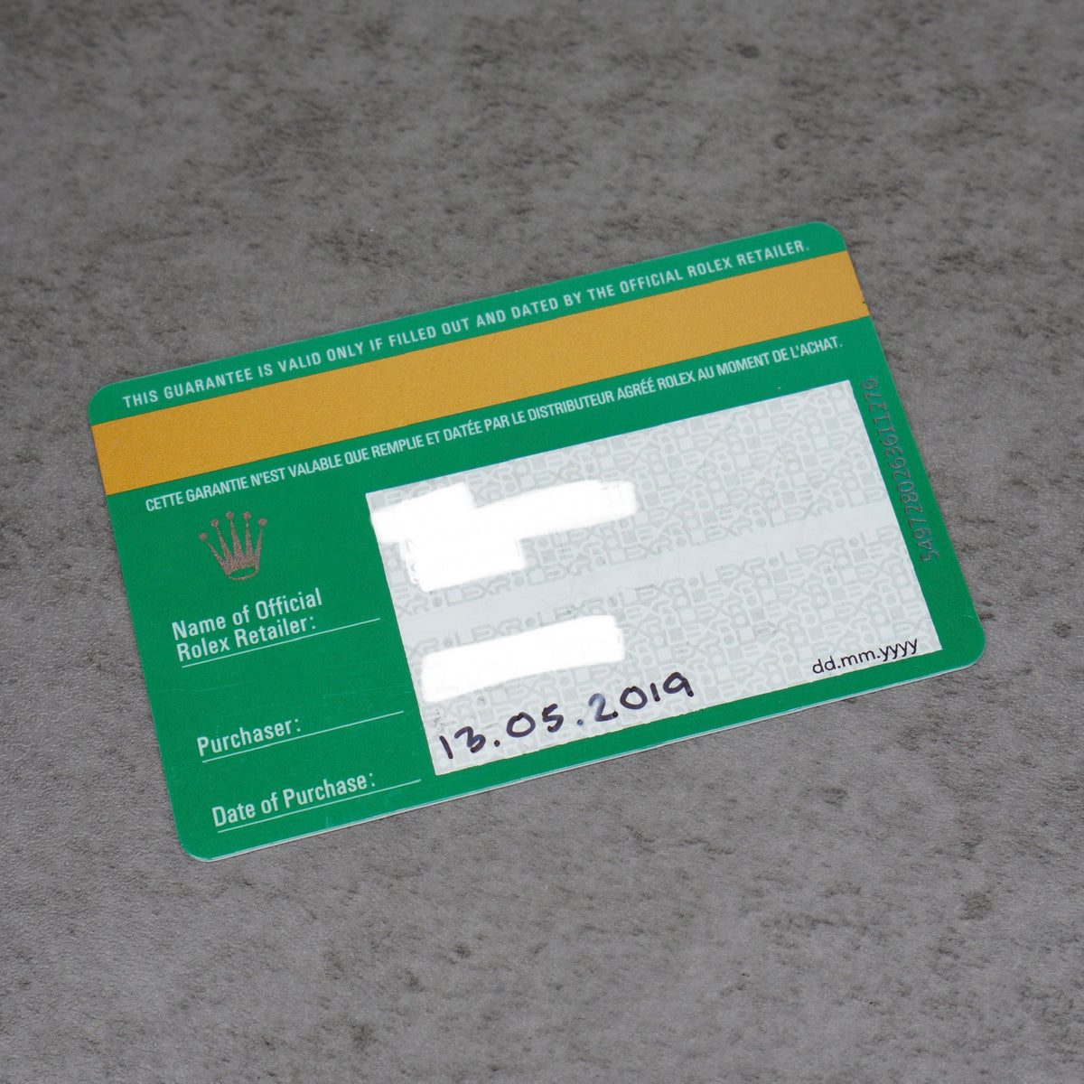 Rolex Yacht-Master 116622 Grey Dial Ice Blue Arrow Stainless Steel 40mm 2019