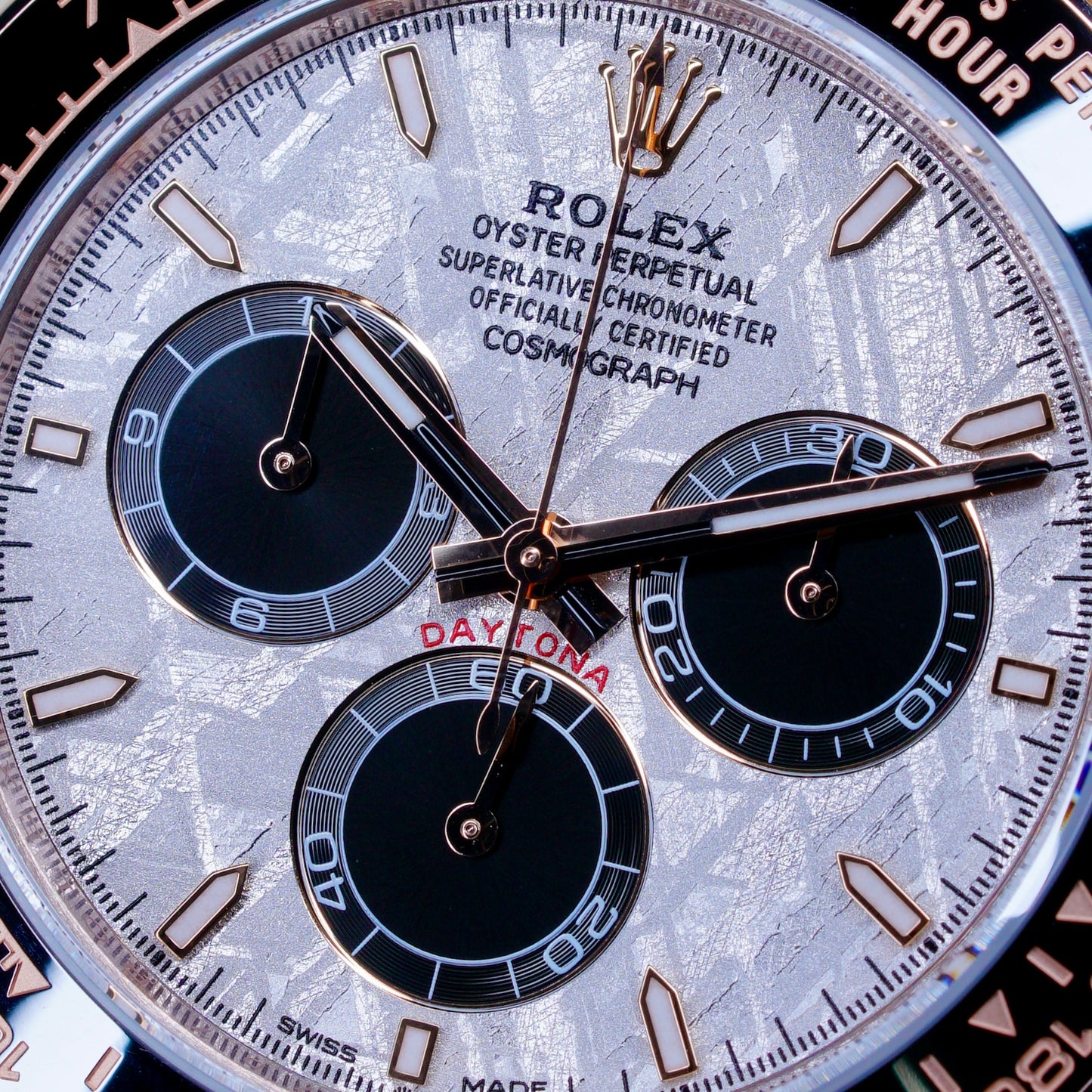 Rolex NEW 2026 Daytona 126515LN “METEORITE” Meteorite Dial Rose Gold Oysterflex Cosmograph 40mm