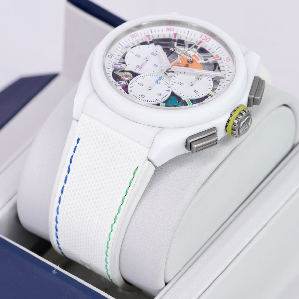 Zenith Defy El Primero 21 49.9010.9004/01.R947 “CHROMA” Skeleton White Ceramic 44mm 2022