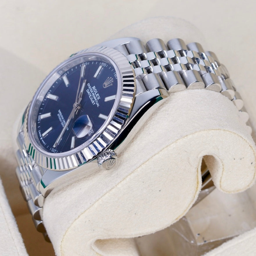 Rolex Datejust 126334 Blue Stick Dial Stainless Steel Jubilee 41mm