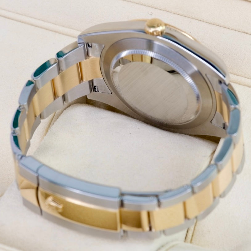 Rolex Datejust II 116333 “CHAMPAGNE” Two-Tone Yellow Gold & Steel Champagne Dial 41mm