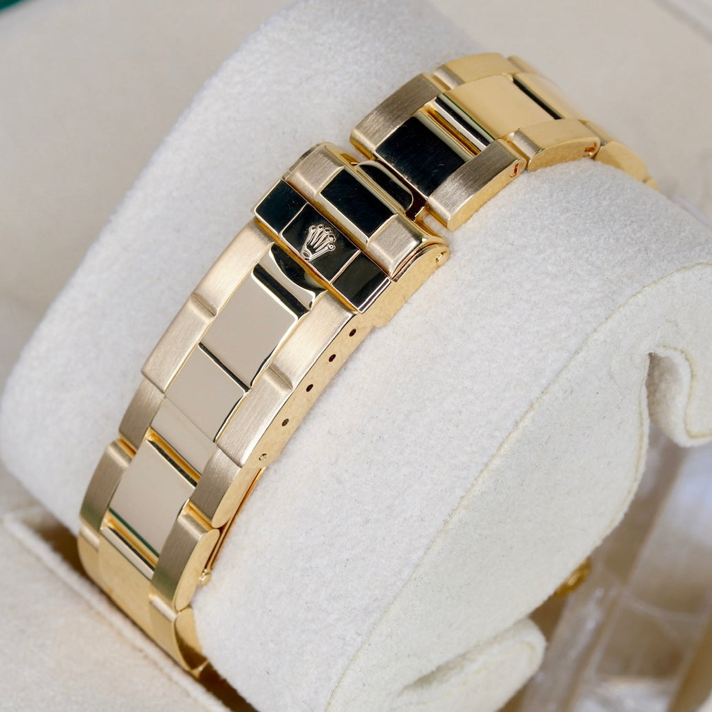 Rolex Yacht-Master 168628 Blue Dial Yellow Gold 35mm