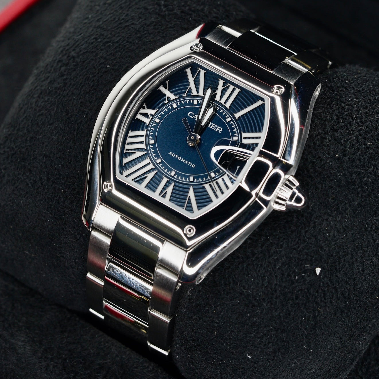 Cartier NEW 2026 Roadster WSRN0014 “DEEP BLUE” Blue Dial Stainless Steel