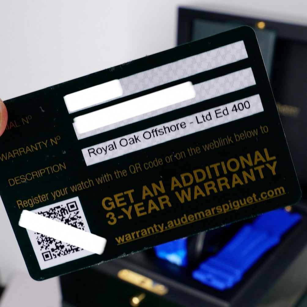 Audemars Piguet Royal Oak Offshore 26400SO.OO.A335CA.01 “BLUE CAMO” Blue Dial Ceramic Blue Bezel Stainless Steel Chronograph 44mm