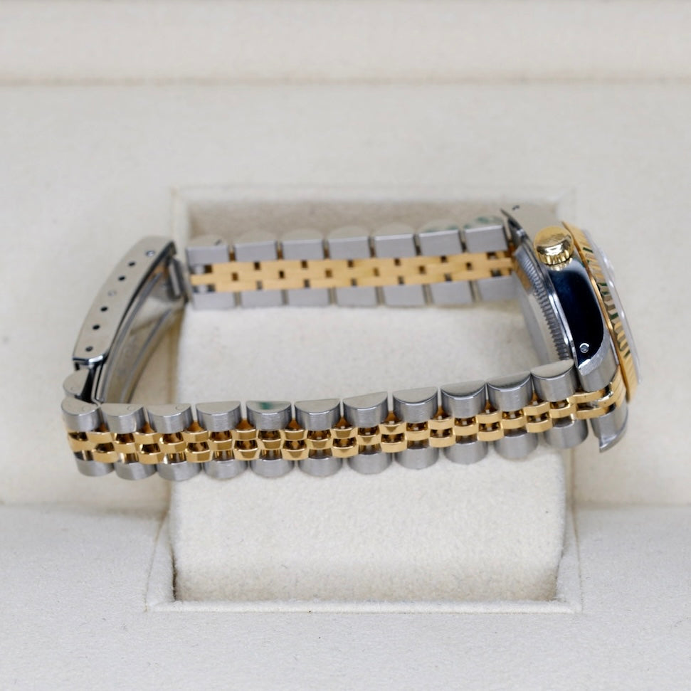 Rolex Lady-Datejust 69173 Champagne Stick Dial Two-Tone Yellow Gold & Steel Jubilee 26mm