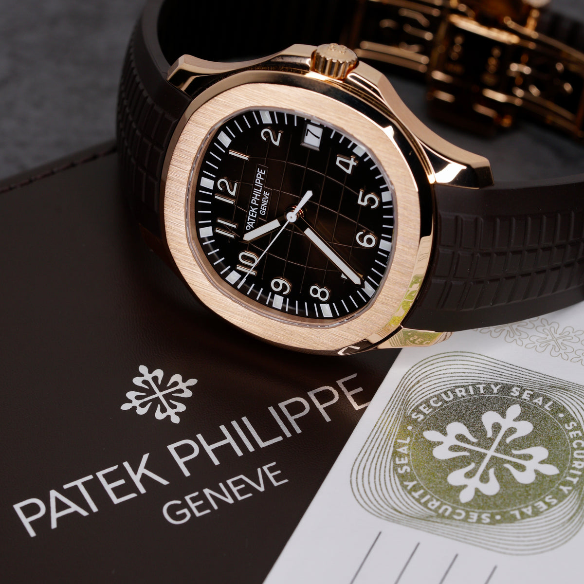 Patek Philippe NEW 2026 Aquanaut 5167R-001 “BROWN AQUA” Brown Dial Rose Gold Tropical Strap