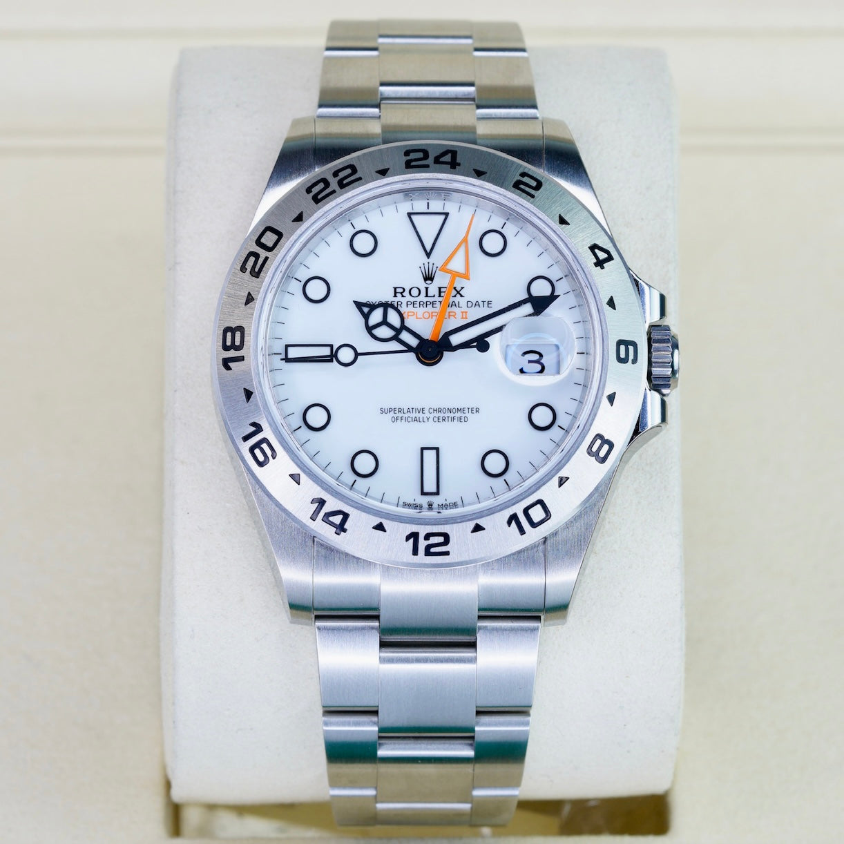 Rolex NEW 2025 Explorer II 226570 “POLAR” White Dial Stainless Steel 42mm