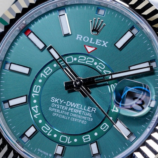 Rolex NEW 2026 Sky-Dweller “MINT SKY” Green Mint Dial Stainless Steel Jubilee 42mm