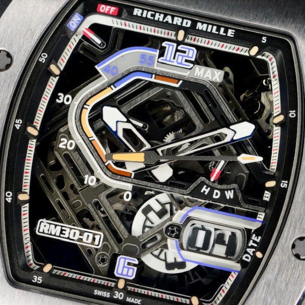 Richard Mille RM 30-01 Skeleton Dial Declutchable Rotor 42mm