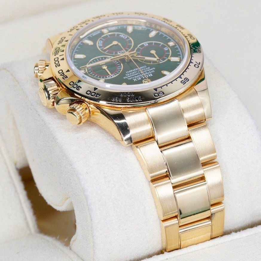 Rolex Daytona 116508 “JOHN MAYER” Money Green Dial Yellow Gold 40mm 2019