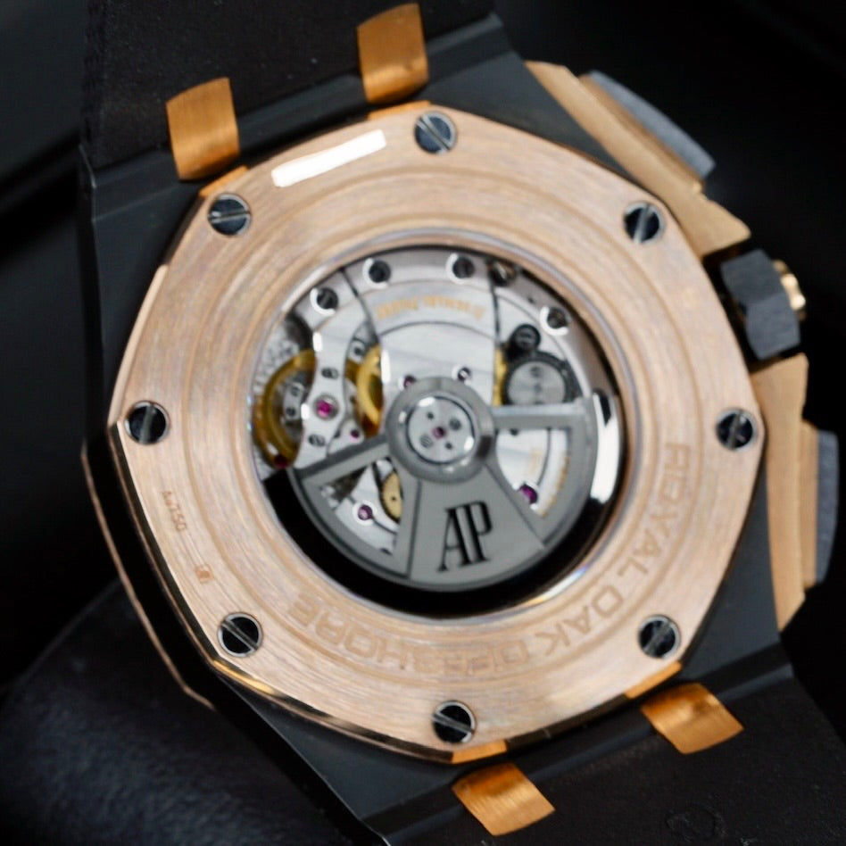 Audemars Piguet Royal Oak Offshore 26405NR.OO.A002CA.01 Grey Smoked Dial Rose Gold & Ceramic 44mm