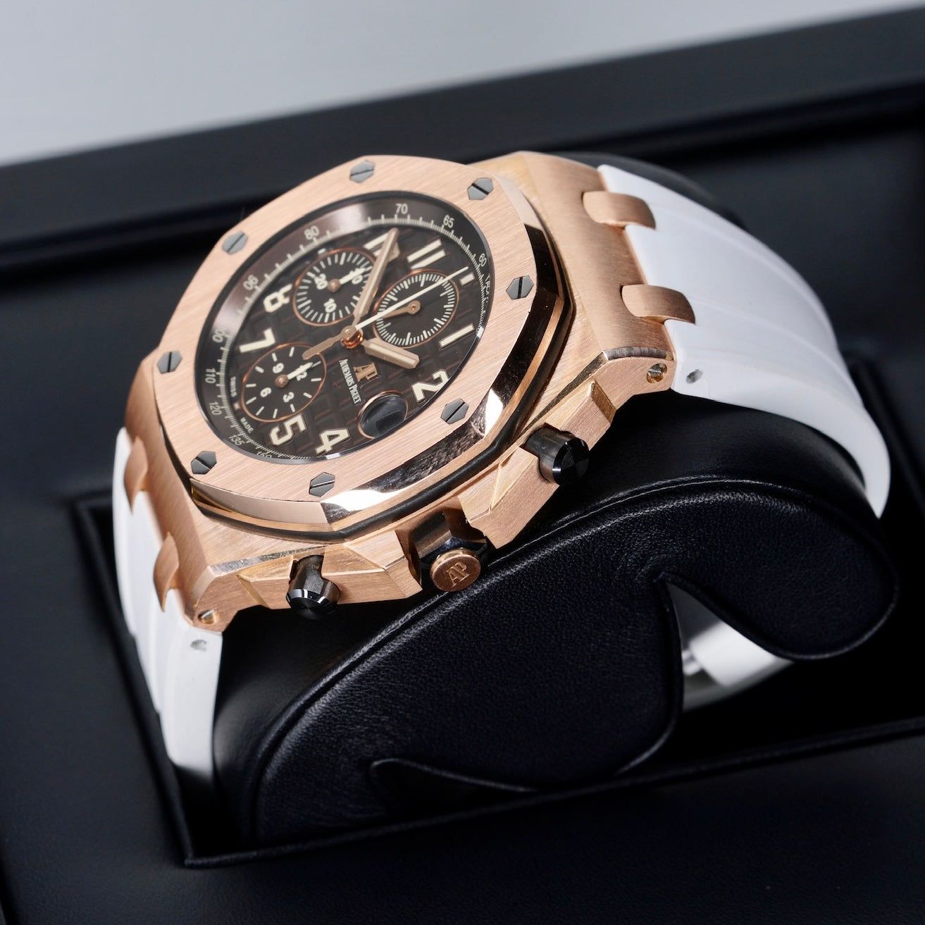 Audemars Piguet Royal Oak Offshore 26470OR.OO.A099CR.01 “CHOCOLATE” Brown Dial Rose Gold Limited Edition of 100