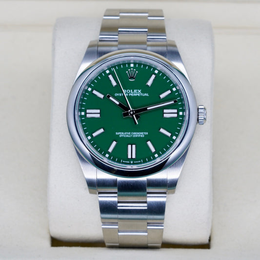 Rolex Oyster Perpetual 124300 “DEEP GREEN” Green Dial Stainless Steel 41mm 2025