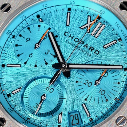 Chopard Alpine Eagle 298609-3006 “MARITIME BLUE XL” Turquoise Dial Chrono Stainless Steel 44mm