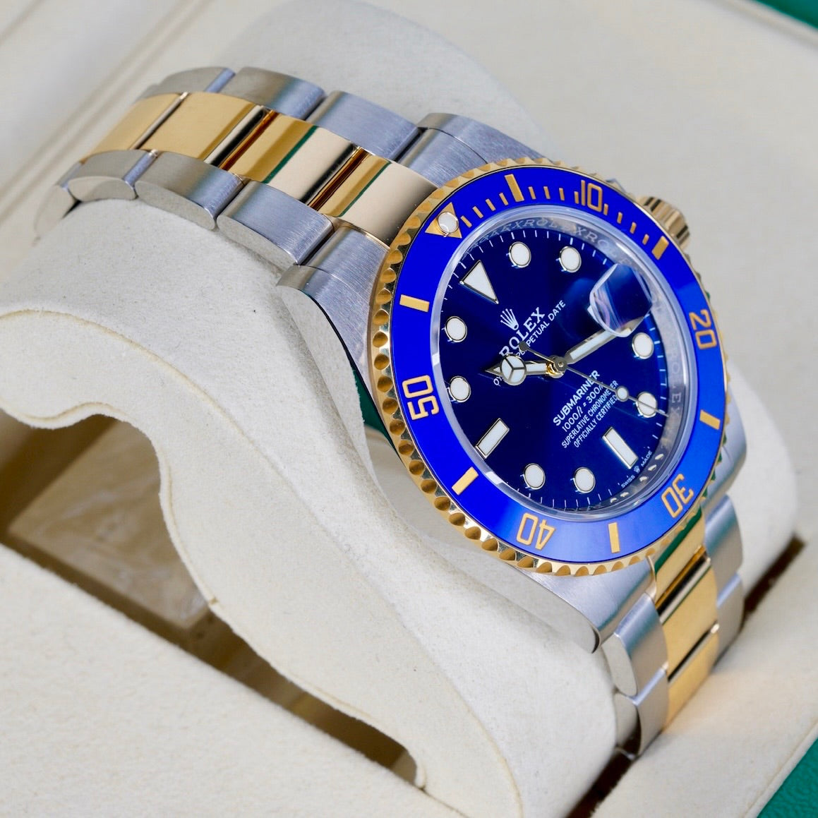 Rolex Submariner Date 126613LB “BLUESY” Blue Dial Blue Bezel Two-Tone Yellow Gold & Steel 41mm 2021