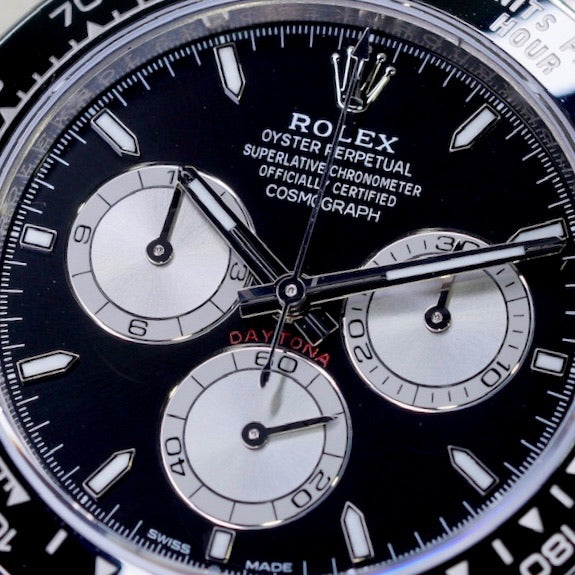 Rolex Daytona 126519LN “BABY LE MAMS” Black Dial White Gold Oysterflex 40mm 2024