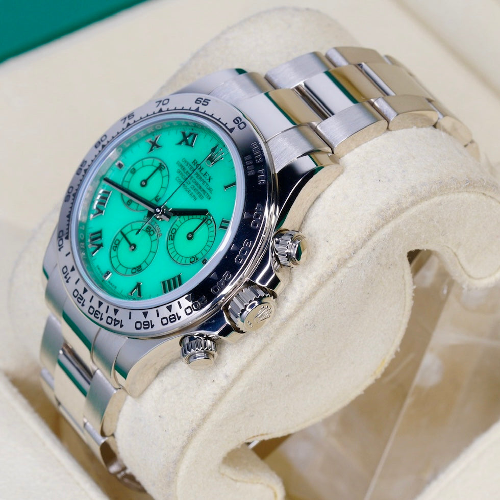 Rolex Daytona 116509 “BEACH” Chrysoprase Dial White Gold 40mm 2016