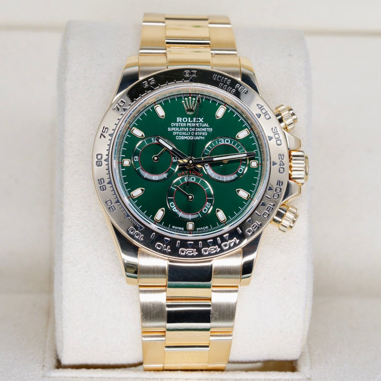 Rolex Daytona 116508 “JOHN MAYER” Green Dial Yellow Gold 40mm 2017