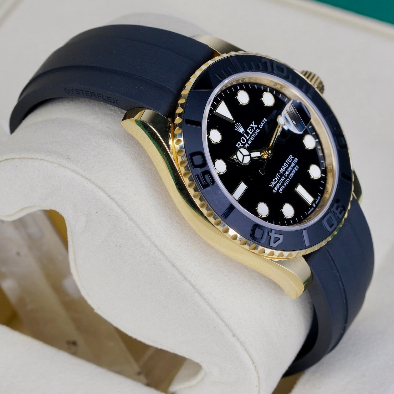 Rolex Yacht-Master 226658 Black Dial Yellow Gold Oysterflex 40mm 2025